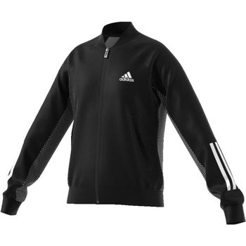 [해외] 아디다스 퍼포먼스 키즈 트랙자켓 슈트 트레이닝 YG ID YVFA CovU ED4660 128 블랙 화이트 76266