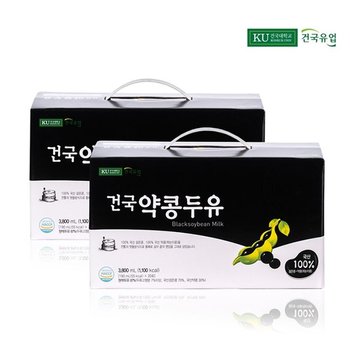 건국 약콩두유 40팩 / 국산 검은콩과 국산 약콩