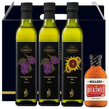 타레가 포도씨2P+해바라기500ml+밀러 선물세트