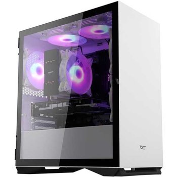 DarkFlash DLM22 RGB 강화유리 화이트 (미니타워)