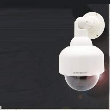 CCTV 모형 감시카메라 돔형 LED Light 건전지 AAx2 Coms