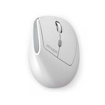 (아이리버) 무선 버티컬마우스 EV15 화이트 (1개) 부품 소모품 자재 파츠