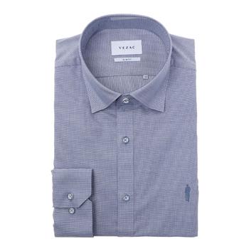 (주) 형지아이앤씨 [신세계백화점][슬림핏 스냅카라] 면 소재로 도배 패턴 정장 긴소매 셔츠 YJFSUS557BL