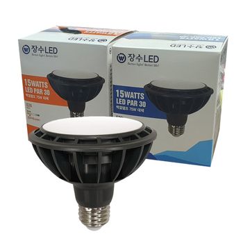 B장수램프15W PAR30 확산형 LED 컨버터내장전구