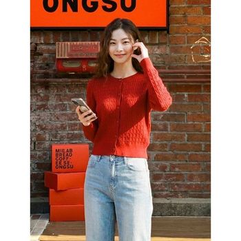 리쏘 케이블 니트 가디건_P433215497