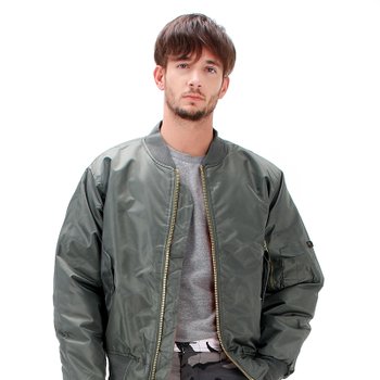 [Rothco] MA1 Flight Jacket (Sage Green) - 로스코 MA1 플라이트 자켓 (세이지 그린)