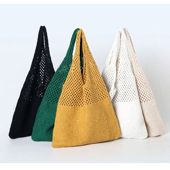 에코백 캔버스백 천가방 MT72 니트 캐주얼 학생 보조가방 숄더백 여성