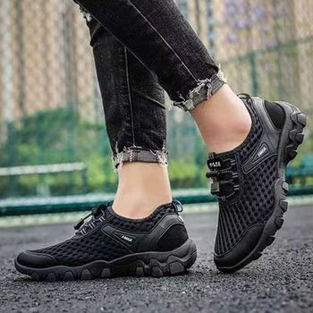 메쉬 아쿠아 경량 트래킹화 여름신발 사이즈 조임끈 경량등산화