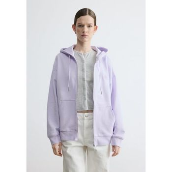 [해외] Calvin Klein 캘빈 클라인 진스 엠보스드 모노로그 - 지퍼 업 스웨트셔츠 아일랜드 라일락 76144