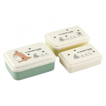 토토로 KOBA4064 행진 사각 보관용기 3종 전자레인지 반찬통 항균+