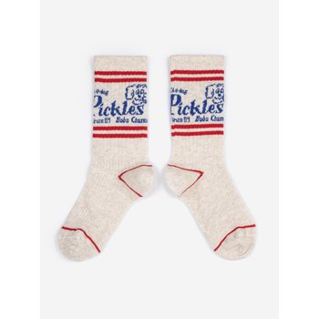 보보쇼즈 26SS 아동 양말 Pickles The Dog long socks B126AI003