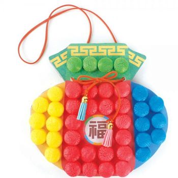 (PL) 플레이콘 복주머니카드(5인용) 옥수수깡 놀이콘 퍼니콘 물부치 물로붙이는콘