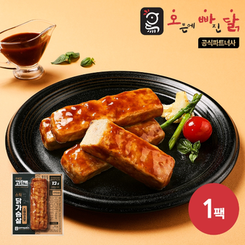 [오빠닭] 고단백 스틱 닭가슴살 스테이크맛 100g 1팩