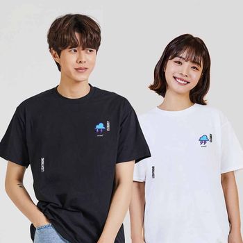 여름반팔티 흐림 디지털프린팅 인쇄티셔츠 반팔티 오버핏