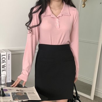 아이우먼 룸인카라스판긴팔티 MOK971M303 빅사이즈