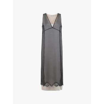 26 FW 까르뱅 레이스 트리밍 실크 미디 드레스 6262K<b>21320</b> TP459843685