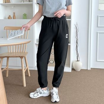 여자 IMPC9094 트레이닝 스타일 조거팬츠 1P C패치 고품질 밴딩