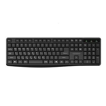 CONEVO 저소음 무선 키보드 LKB-01 PC 멤브레인 LED키보드 무선키보드