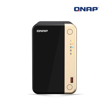 큐냅 QNAP TS-264 4G NAS 2Bay 스토리지 Ironwolf PRO 4TB x 2개
