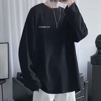 롱슬리브 NCAP5238 남자 추천 티셔츠 긴팔 꾸안꾸 이너 라운드