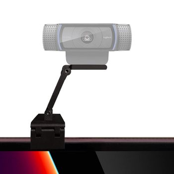 [해외] Calibra 웹캠 마운트 - 조절 가능한 아?ム 스탠드, Logitech Brio 4K, C920, C925e 등 호환
