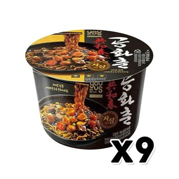 공화춘 짜장 큰컵 유어스 자장큰컵 160g x 9개