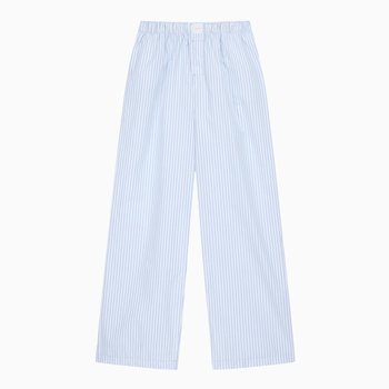 여성 코튼 포플린 웨이스트밴드 팬츠 QS7597-2NE_s