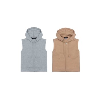 막스마라 BIACCO 비아코 저지 후드 조끼 2종 택 1 (카멜, 그레이)