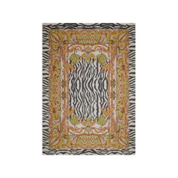 26 SS 피에르 루이스 마스키아 하운시 지브라 패턴 트리밍 스카프 HAWN