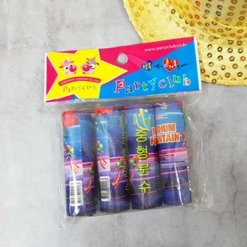 반짝이분수 4입 생일폭죽 폭죽종류 종이꽃가루 분수폭죽