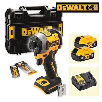 디월트 DCF850P2A 20Vmax 5.0Ah 2팩 브러쉬리스 컴팩트 임팩트 드라이버 임팩드릴 205Nm