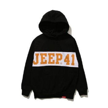 [지프키즈] 지프 1941 블럭 후드티 KM1THU034 블랙 오렌지 [P003357624]