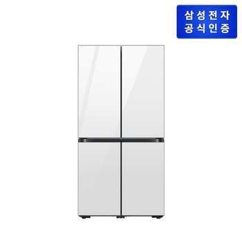 삼성 비스포크 냉장고 4도어 RM70F90R2W 화이트