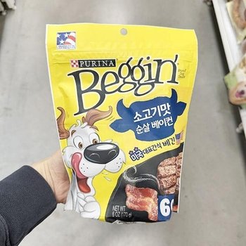 베긴 스트립 베이컨 소고기맛 170g 403382