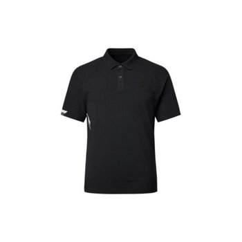 골프반팔티 VQA RHRFJ41391 Z-TECH 니트 폴로 셔츠 Black
