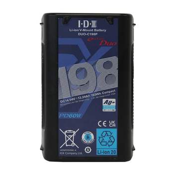 IDX 영상장비 브이마운트 배터리 193Wh D-Tap USB-C (DUO-C198P) 카메라