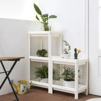 주방 수납 정리대 코너선반 욕실 코너 3단 2단 (44cSg)