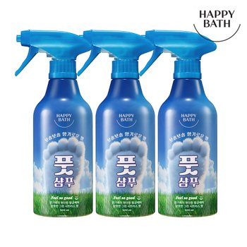 해피바스 필쏘굿 풋샴푸 500ml 3개