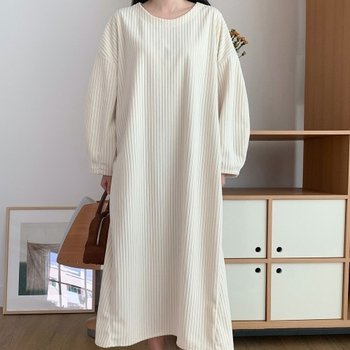 [VY] 여자 왕골지 퍼프 롱원피스_OP20320