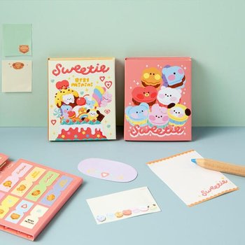 아트박스/금홍팬시 BT21 스위티 4단점착메모 방탄굿즈 캐릭터 팬시