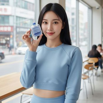 에어팟프로 투명 워터보틀 미니 에어팟 키링 케이스