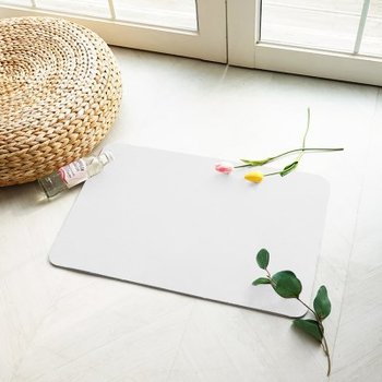 소프트 규조토 발매트 욕실·주방 미끄럼방지 39x60cm L 단색