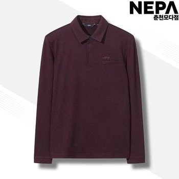 남성 간절기 골프 등산 기모 폴로 티셔츠 카라티 리사이클 기모 폴로티셔츠 7L75216 O11
