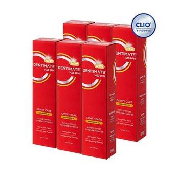 크리오 덴티메이트 1450 고불소 매스틱 충치케어 치약 150g 6입 x1개