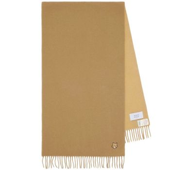 메종키츠네 볼드 폭스 헤드 울 머플러 치노 베이지 150393092