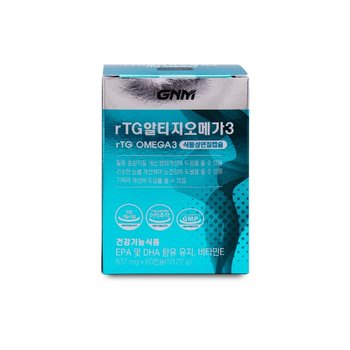 GNM자연의품격 rTG 알티지 오메가3 837mg x 60캡슐 X 1박스 I