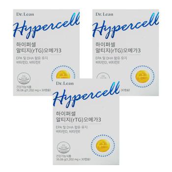 닥터린 하이퍼셀 알티지 오메가3 1202mg 30캡슐 3박스 FWS (S49298712)