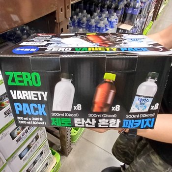 제로사이다+밀키스+펩시 페트 멀티팩 300ml x 24