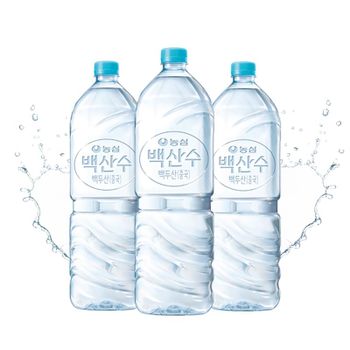 백산수 생수 무라벨 2리터 x 30병 생수 물 음료[35280012]