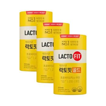 종근당건강 락토핏 골드 50포 x3개 유산균 (S48101300)